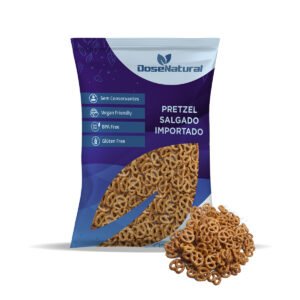 Pretzel Salgado 500g Importado Espanha Sem Glúten